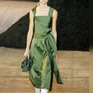 3.1 Phillip Lim SS/16 Runway Satin Cutout Knotted Midi Dress 2016